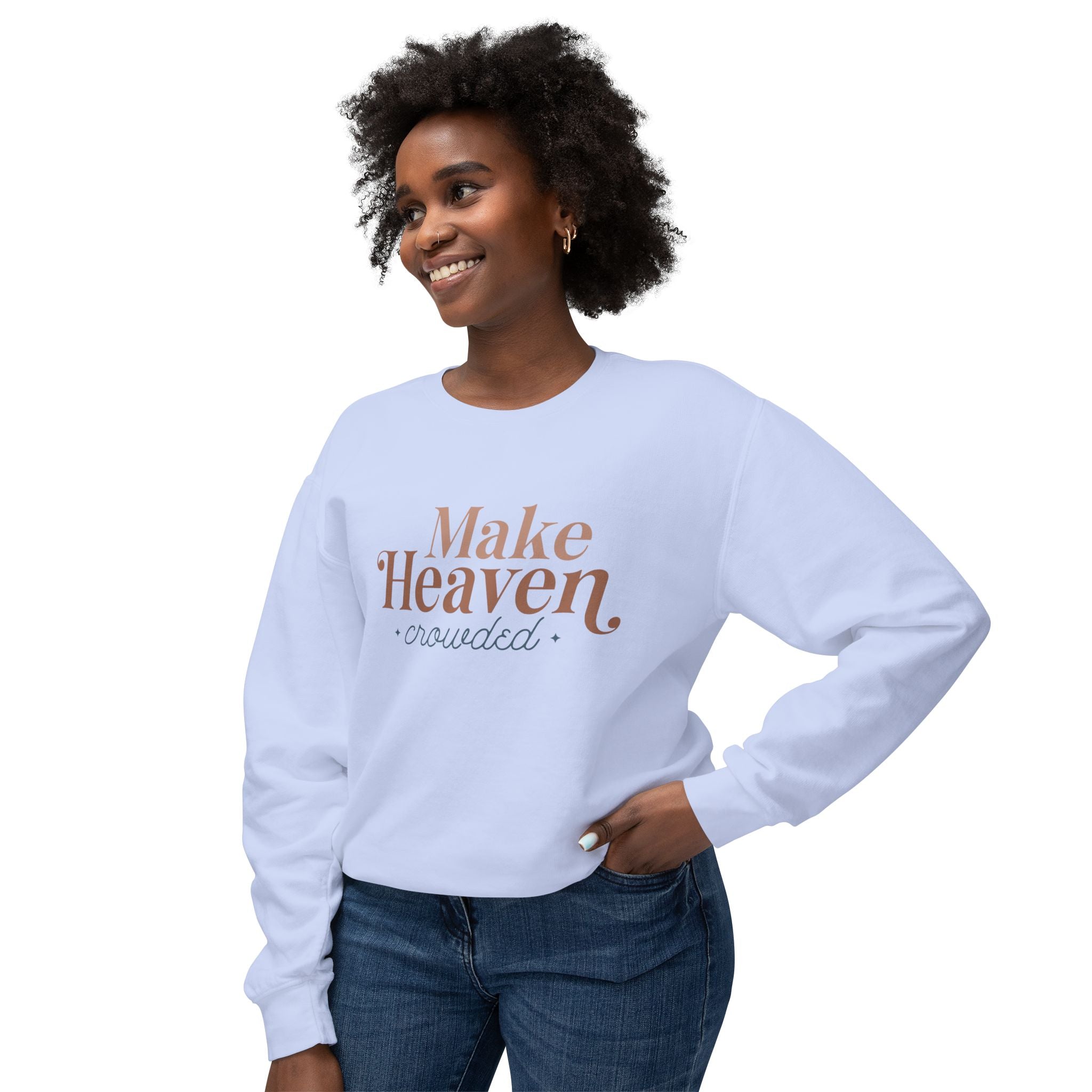 Make Heaven Crowed Lightweight Crewneck Sweatshirt