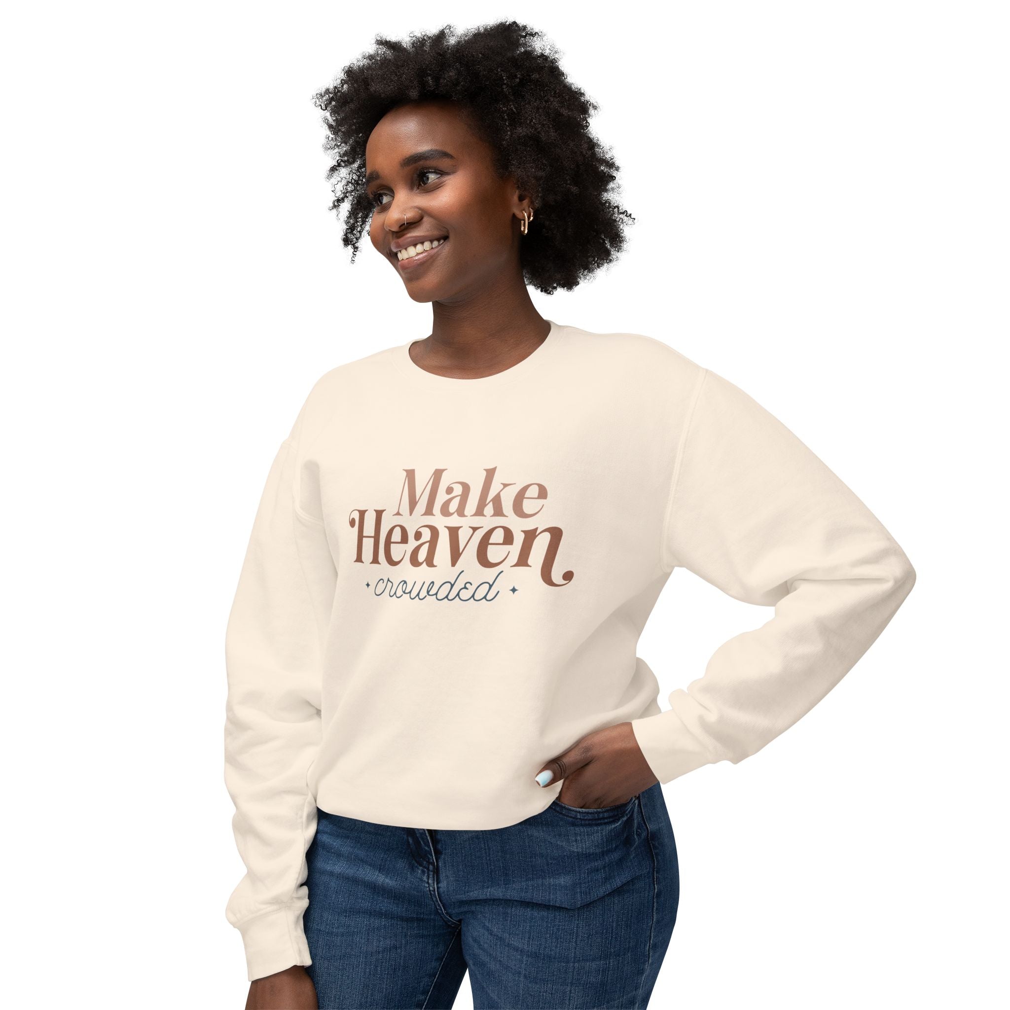 Make Heaven Crowed Lightweight Crewneck Sweatshirt