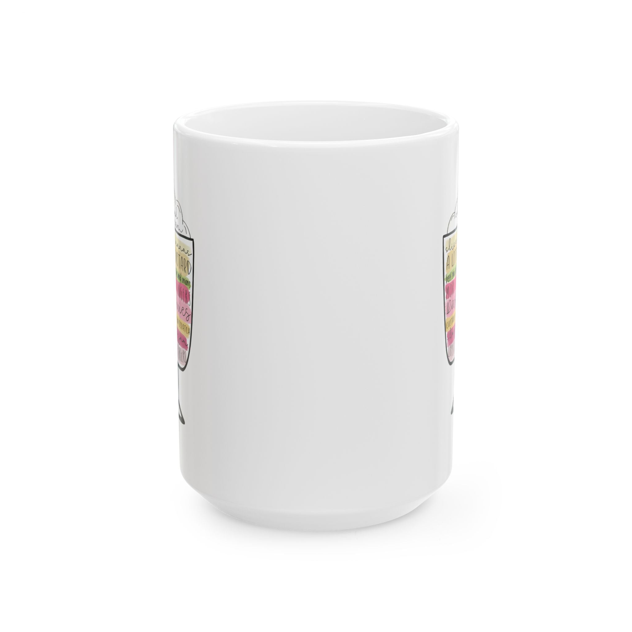 Rachel's Thanksgiving English Trifle Friends Ceramic Mug (11oz, 15oz)