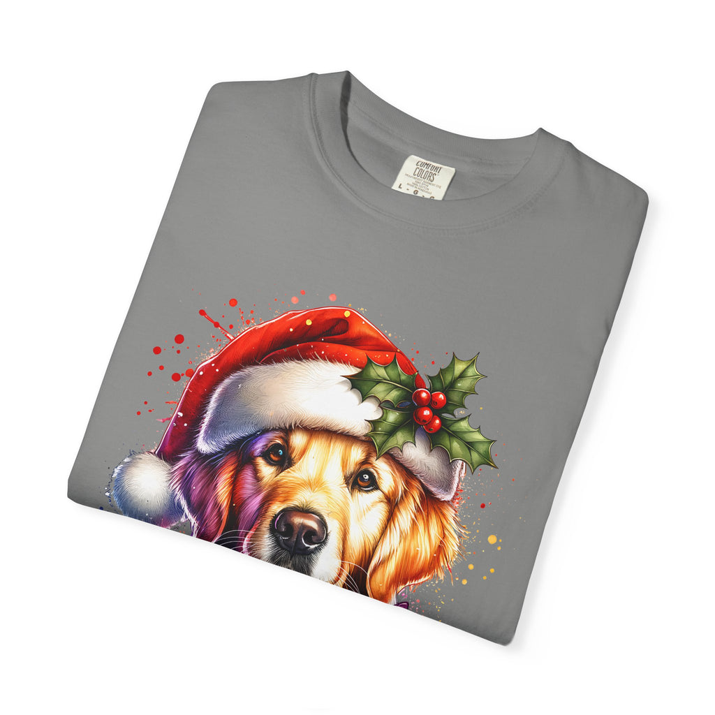 Christmas Lights Golden Retriever