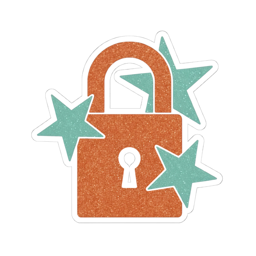 Colorful Lock Stickers