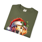 Christmas Lights Golden Retriever