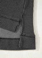 Jet Stream Corded Lantern Sleeve Top High Waist Ruffled Mini Skirt Set