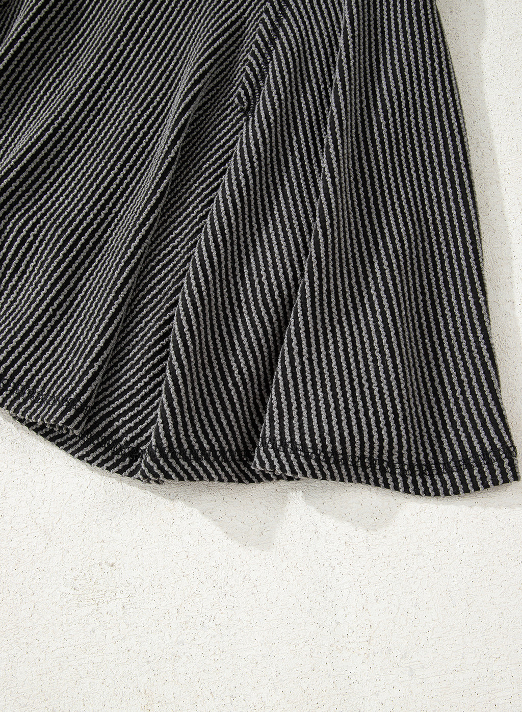 Jet Stream Corded Lantern Sleeve Top High Waist Ruffled Mini Skirt Set